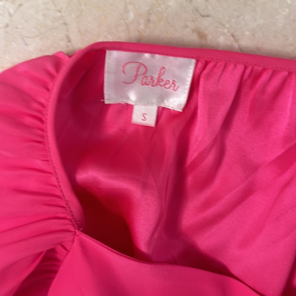 Parker Mini Dress with Tie Back 100% Silk - Picture 5 of 5